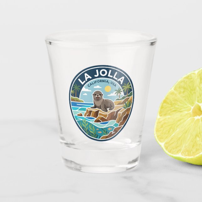 Verre A Shot La Jolla Cove États-Unis (Devant)