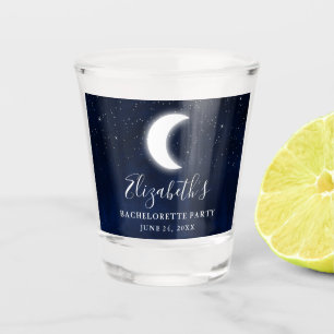 Verre A Shot La lune céleste tient le premier rôle la partie de