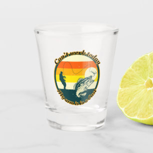 Verre A Shot La pêche amusante ne peut pas fonctionner aujourd'