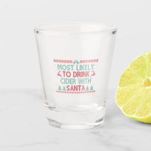 Verre A Shot La plupart de Likely à boire du cidre avec Père No