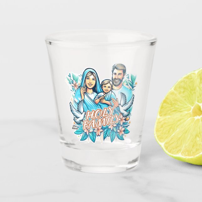 Verre A Shot La Sainte Famille (Devant)