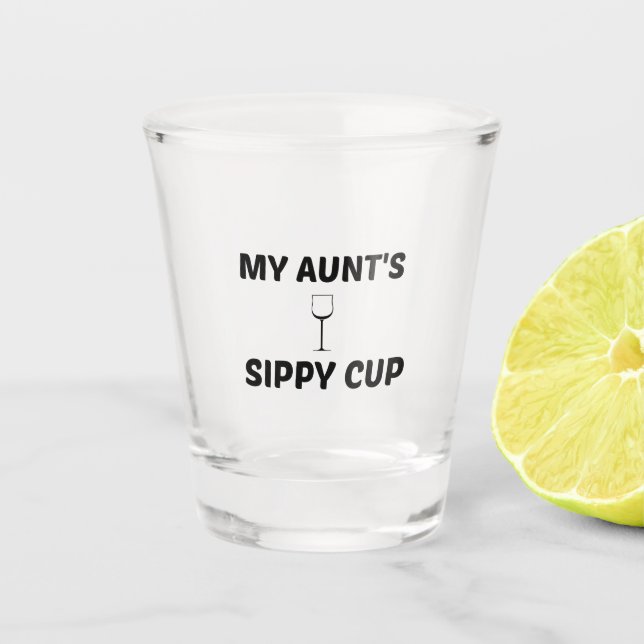 VERRE A SHOT LA TASSE DE MON TANTE (Devant)