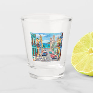 Verre A Shot La vieille Havane Cuba