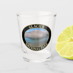 Verre A Shot Lac McDonald au parc national des Glaciers du Mont
