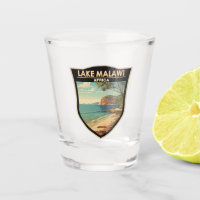Lake Malawi Afrique Travel Art Vintage