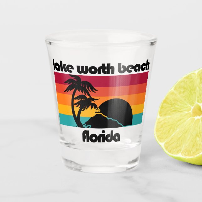 Verre A Shot Lake Worth Beach Floride (Devant)