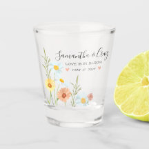 L'amour est en fleur Fleur sauvage Daisy Shot Glas