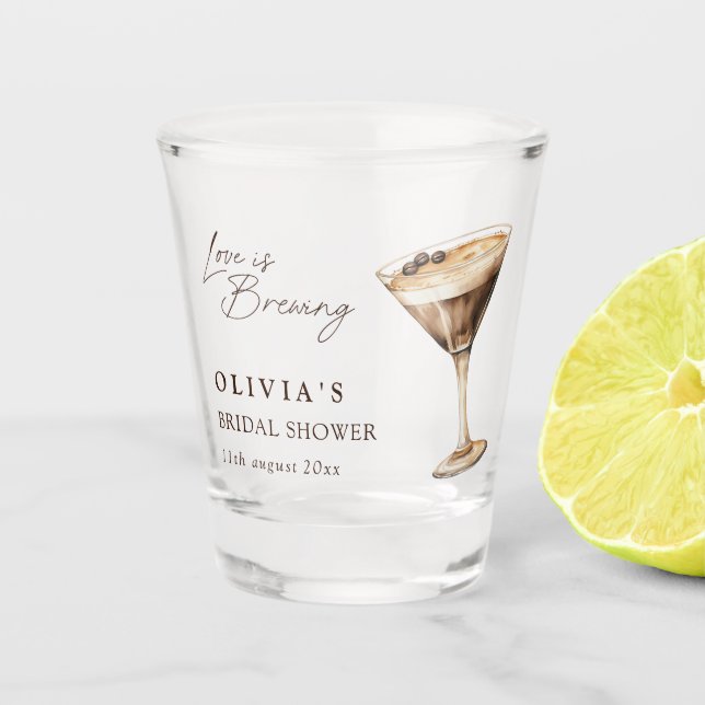 Verre A Shot L'amour est en train de préparer une fête prénupti (Devant)