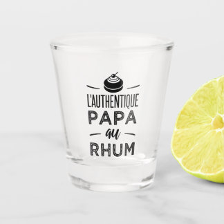 Verre A Shot L'authentique papa au rhum