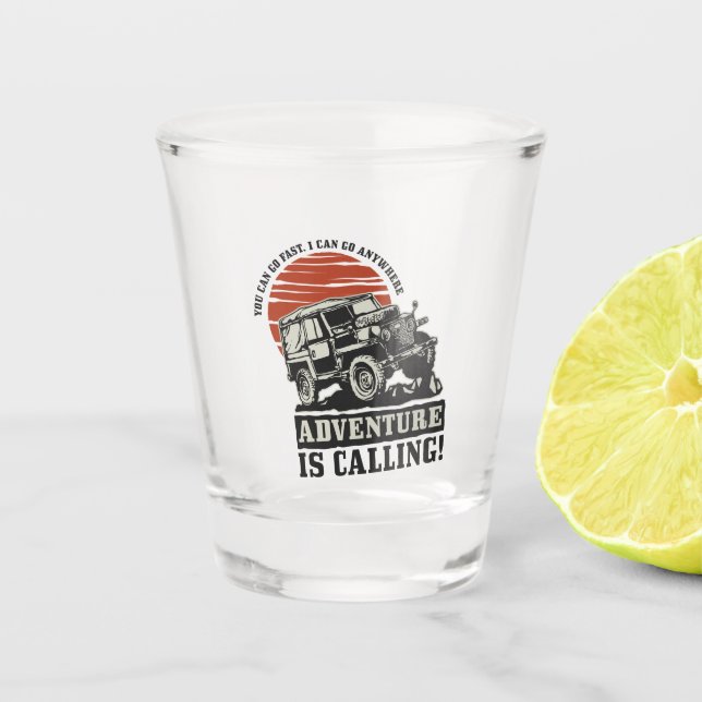 Verre A Shot L'aventure appelle ID498 (Devant)