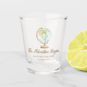 Verre A Shot L'aventure personnalisée commence Cadeau de voyage