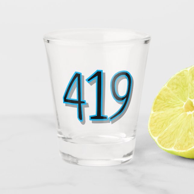 Verre A Shot Le 419 - Toledo, Ohio (Devant)