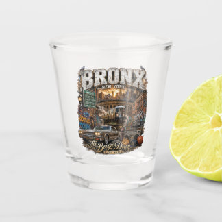 Verre A Shot Le Bronx New York Boogie Down Collage Urbain