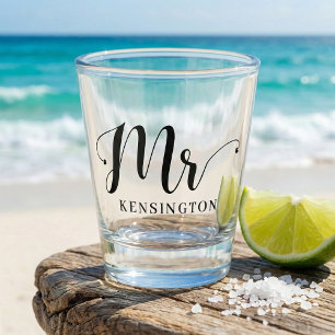 Verre A Shot Le cadeau personnalisé pour le marié nouveau marié