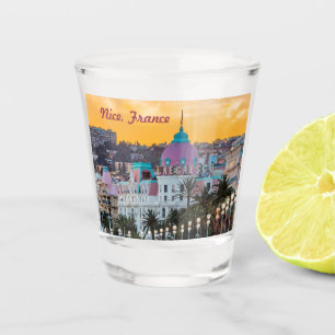Verre A Shot Le célèbre hôtel de luxe Negresco à Nice Franc