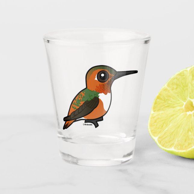 Verre A Shot Le colibri Birdorable Allen (Devant)