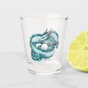 Verre A Shot Le dragon Birthstone de juin :Perle