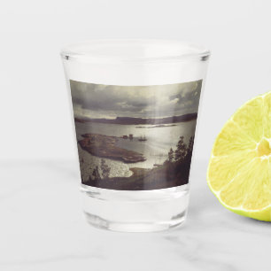 Verre A Shot Le fjord de Sandvik par Hans Gude
