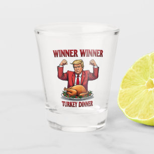 Verre A Shot Le gagnant du dîner turc Trump Thanksgiving