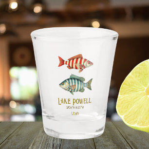 Verre A Shot Le lac Powell Utah Arizona poisson
