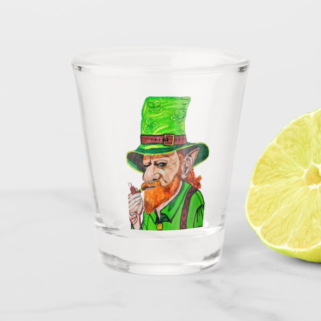 VERRE A SHOT LE LUTIN DES BOIS  (Devant)
