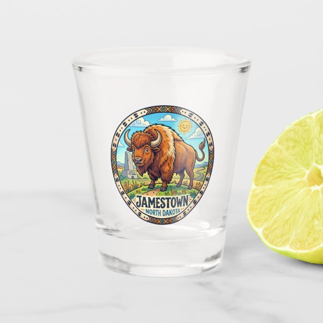 Verre A Shot Le plus grand buffle du monde USA (Devant)