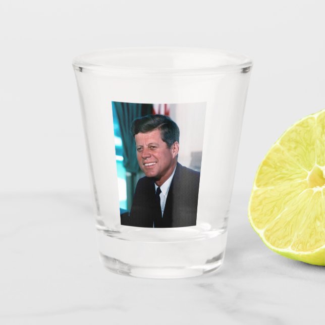 Verre A Shot Le président américain John F. Kennedy dans le bur (Devant)