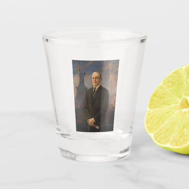 Verre A Shot Le président américain Woodrow Wilson & la Liberté (Devant)