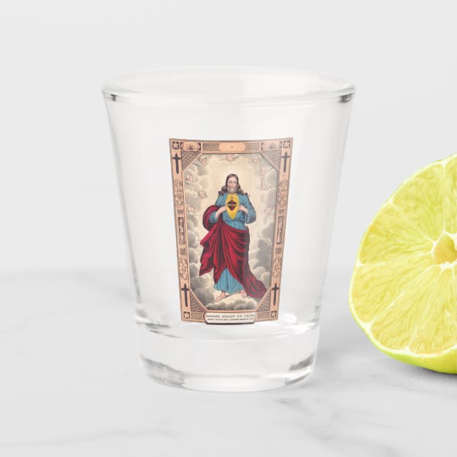 Verre A Shot Le Sacré-Cœur de Jésus (Devant)