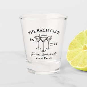 Verre A Shot Le voyage de célibataire de luxe du Club Bach corr