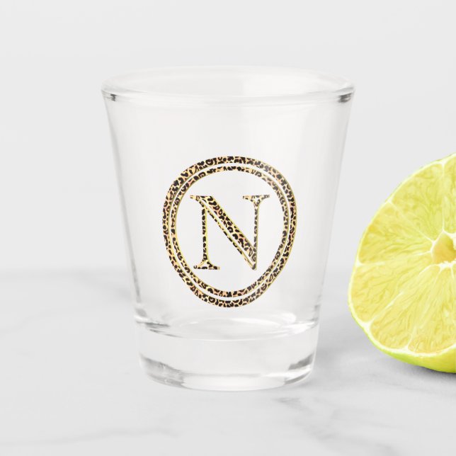 Verre A Shot Leopard N (Devant)