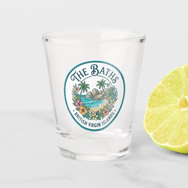 Verre A Shot Les Bains Îles Vierges britanniques (Devant)