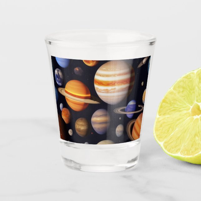 Verre A Shot Les Brevets de Planet (Devant)