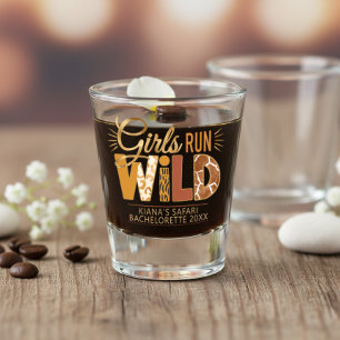 Verre A Shot Les Filles Courent Sauvage Safari Enterrement de V