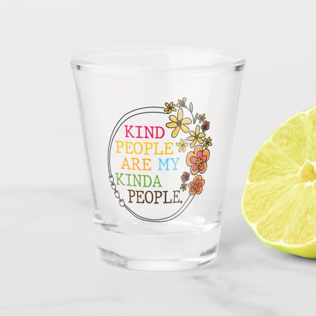Verre A Shot Les Gens Sont Mes Gens (Devant)