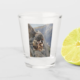 Verre A Shot Les guerriers d'Apache : une embuscade sur la cava