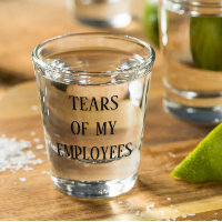 Les larmes de mes employés Bureau de patron Drôle