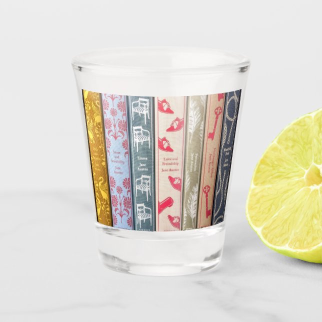 Verre A Shot Les livres de Jane Austen (Devant)