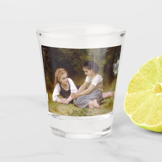 Verre A Shot Les Noisettes : Les jeunes filles ramassent les no (Devant)