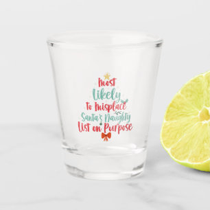 Verre A Shot Les Plus Susceptibles De Tromper Père Noël En Les
