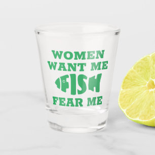 Verre A Shot Les poissons me font peur