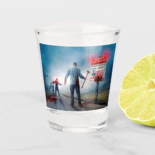 Verre A Shot Les zombies aux yeux lumineux de SlipperyJoe pour 