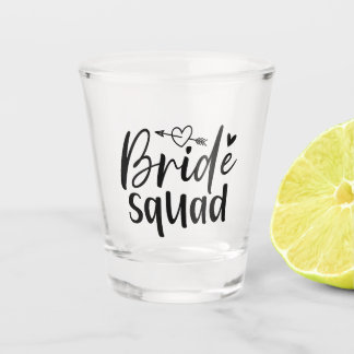 Verre A Shot L'escouade de la mariée Enterrement de vie de jeun