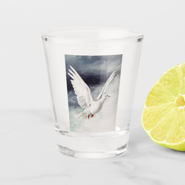 Verre A Shot L'esprit saint sous forme de colombe (Devant)
