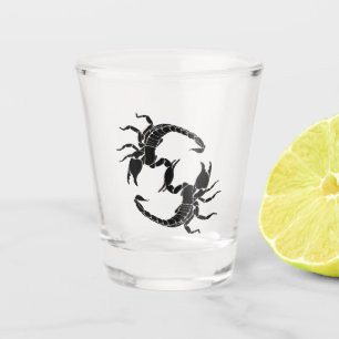 Verre A Shot LETTRE NOIRE ET BLANCHE S - Scorpions
