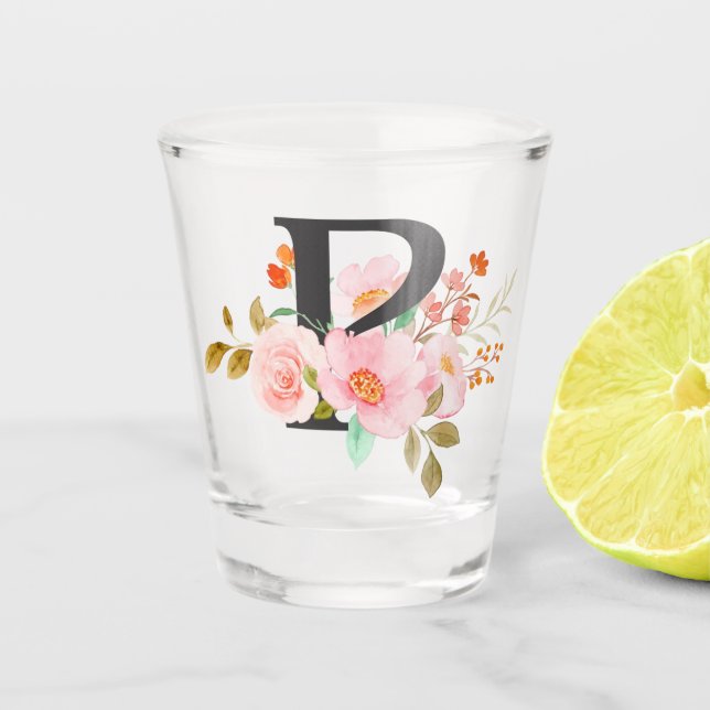 Verre A Shot Lettre P (Devant)