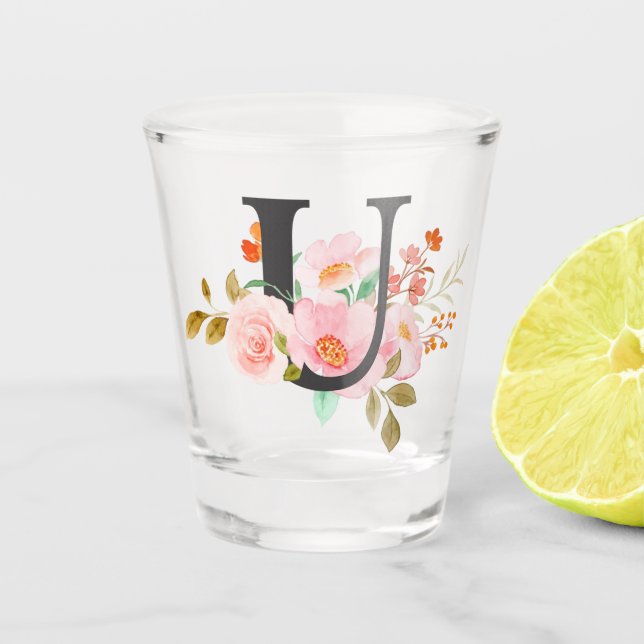 Verre A Shot Lettre U (Devant)