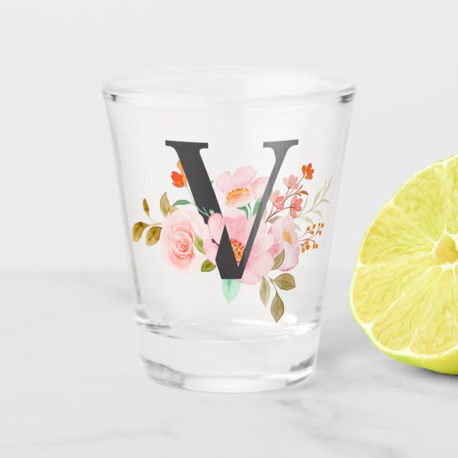 Verre A Shot Lettre V (Devant)