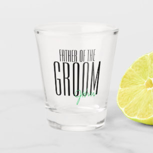 Verre A Shot Lettres audacieuses "Père de la chambre" Parti de