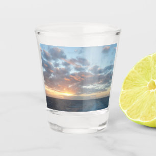 Verre A Shot Lever du soleil sur Sea I Pastel Seascape